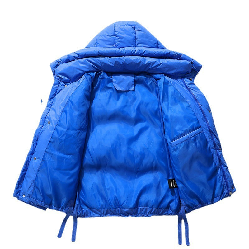 Winter Fleece-lined Thickened Boys Cotton-padded Jacket Casual Cotton-padded Jacket