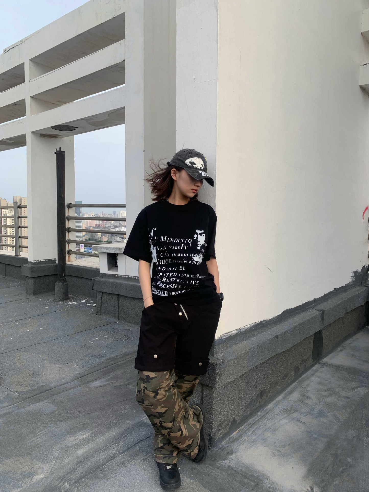 Cut Washed Old Baseball Big Head Circumference Worn Hat