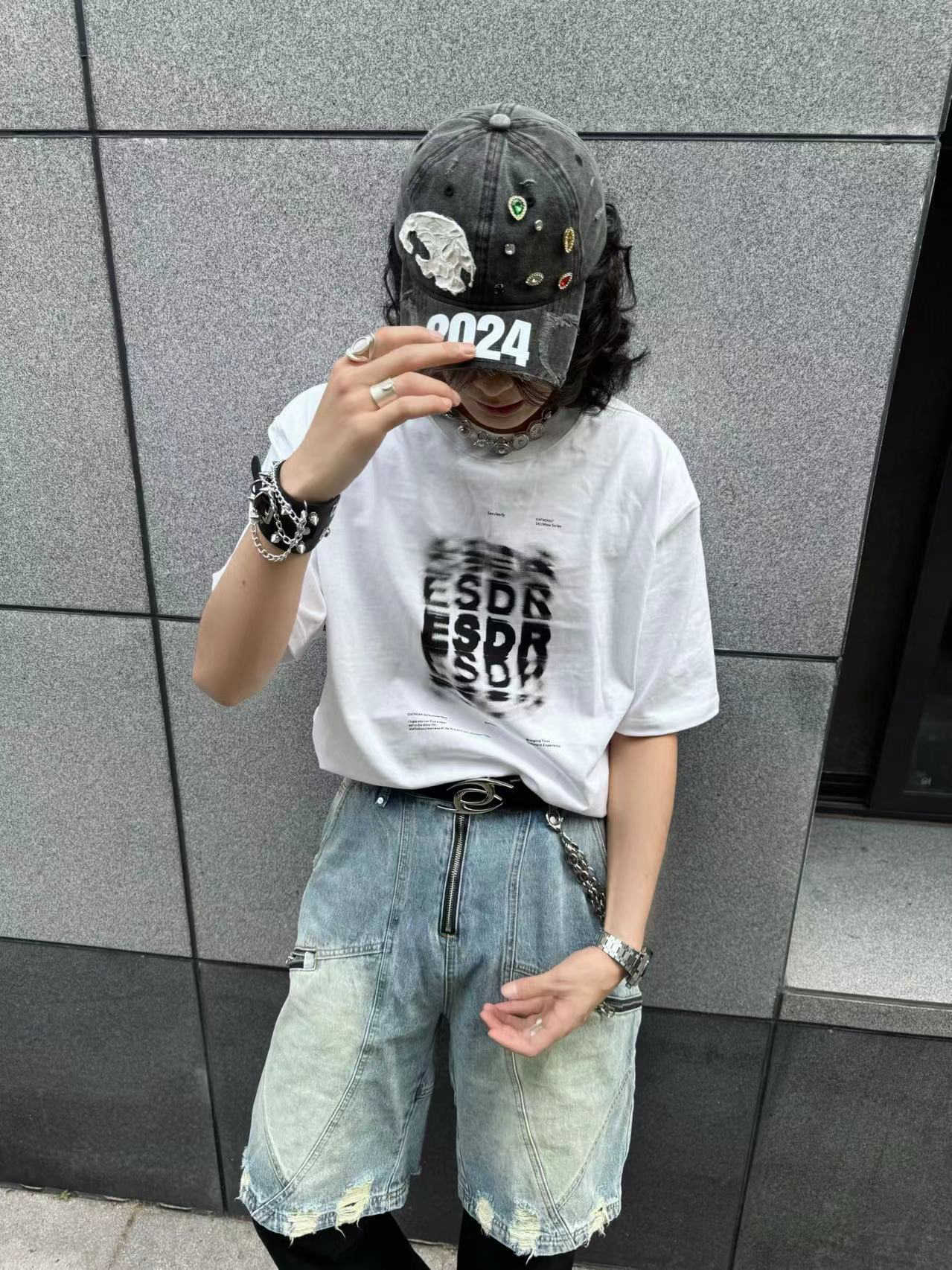 Cut Washed Old Baseball Big Head Circumference Worn Hat